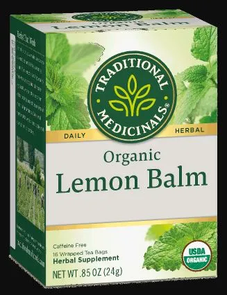 [Bundle Of 4] Traditional Medicinals Organic Lemon Balm, 16 bags Exp: