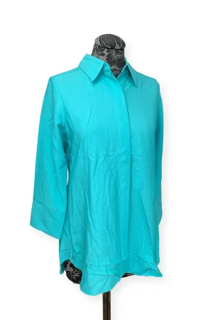 Button Detail Blouse in Antigua