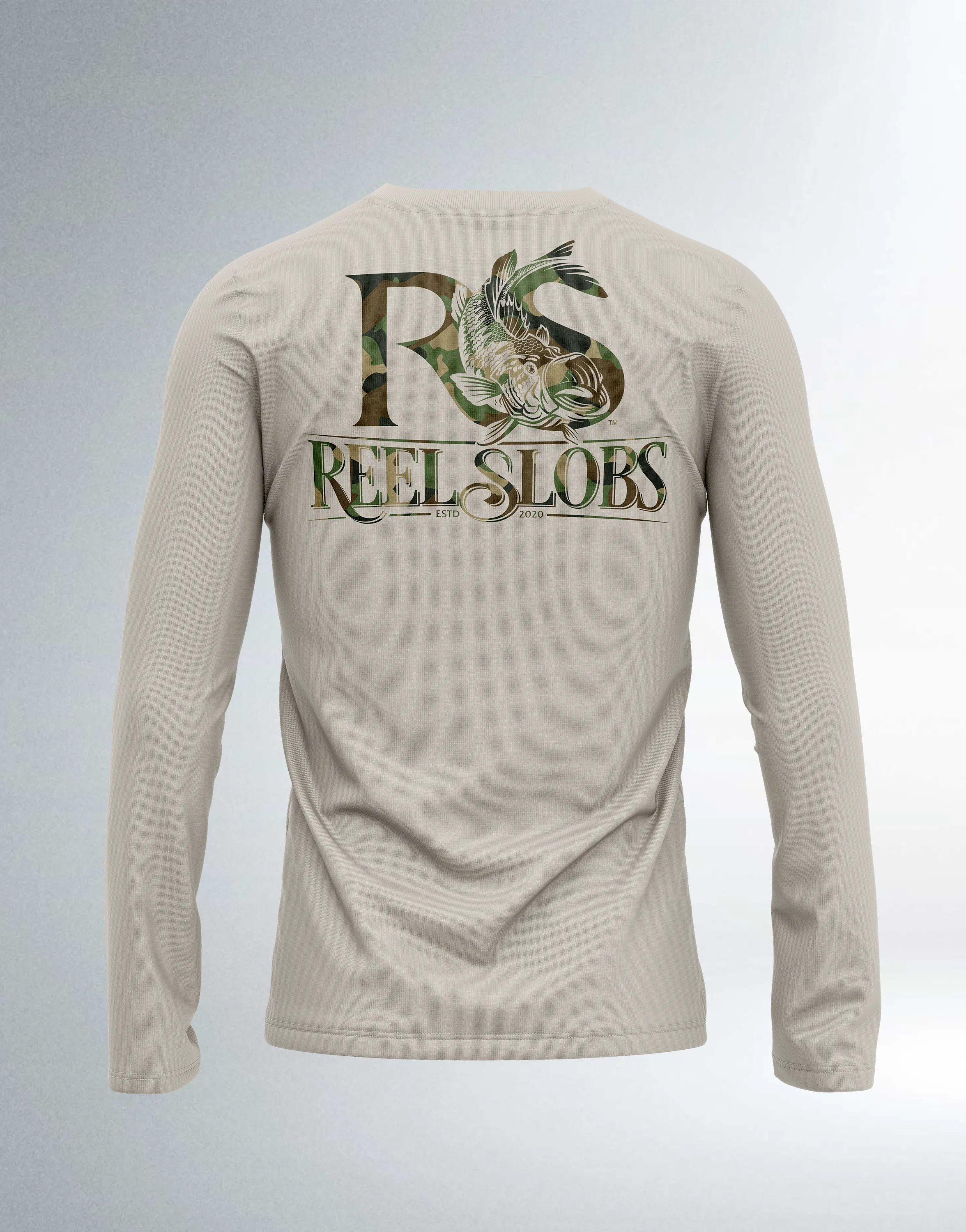 Camo Large Mouth Bass Performance Long Sleeve