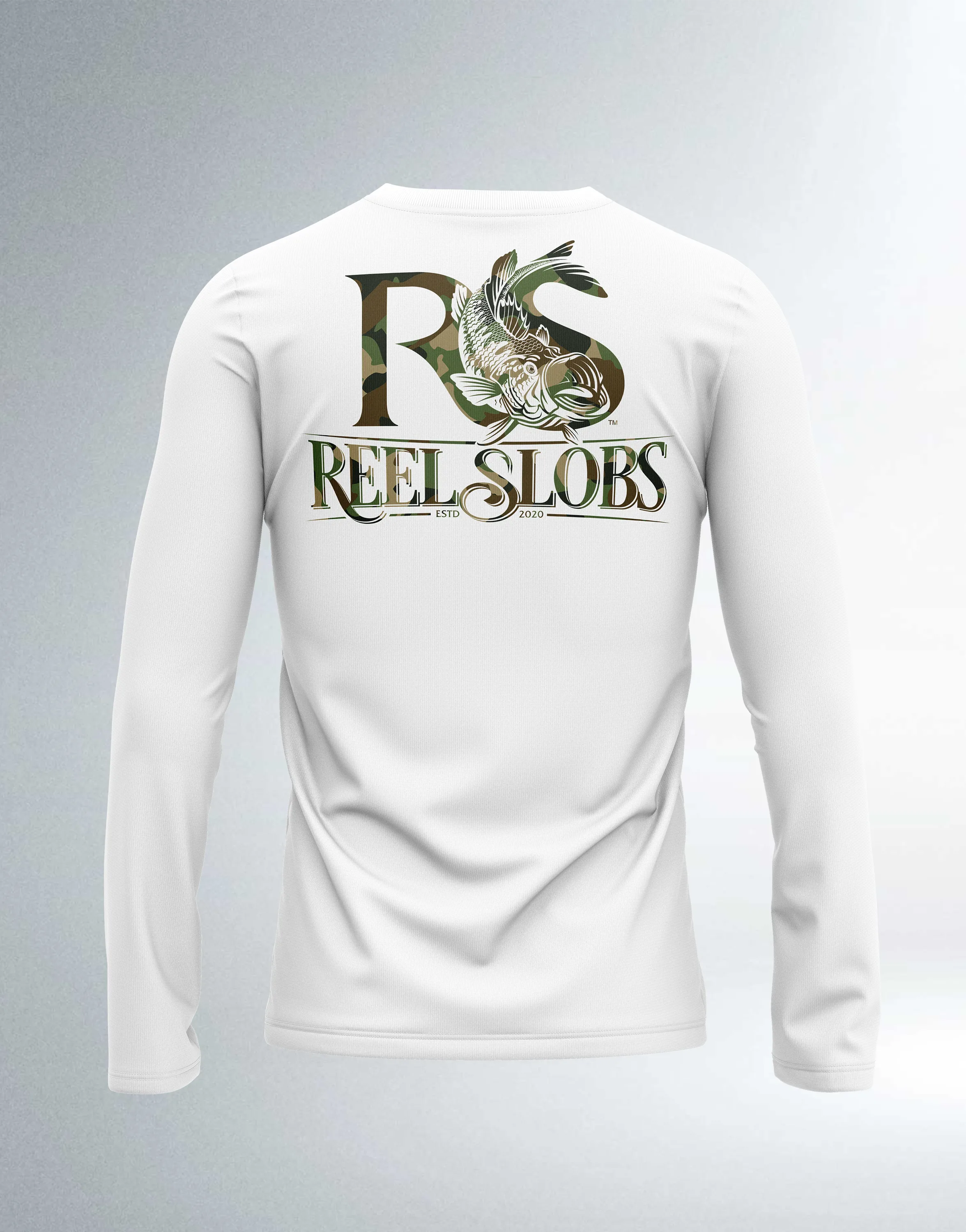 Camo Large Mouth Bass Performance Long Sleeve