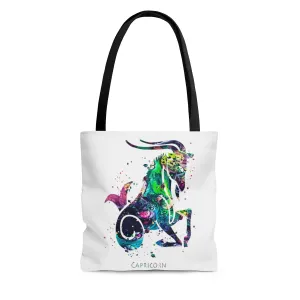 Capricorn  Zodiac Sign Tote Bag