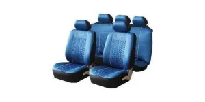 Car Seat Cover Car Seat Cover Set 11Pc Racing Blue