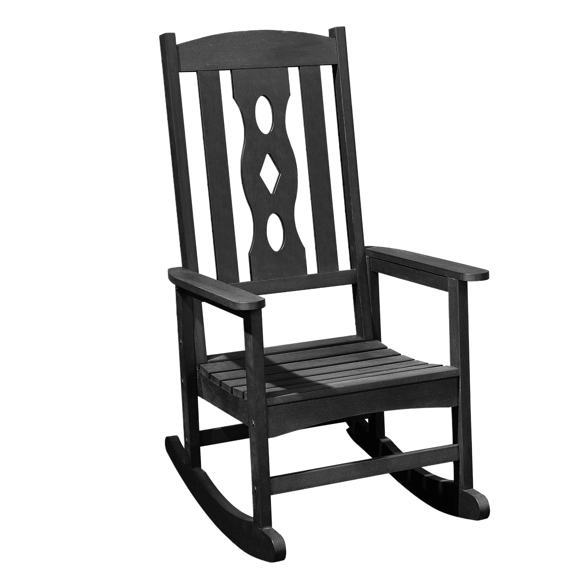 Carved Outdoor Rocking Chair