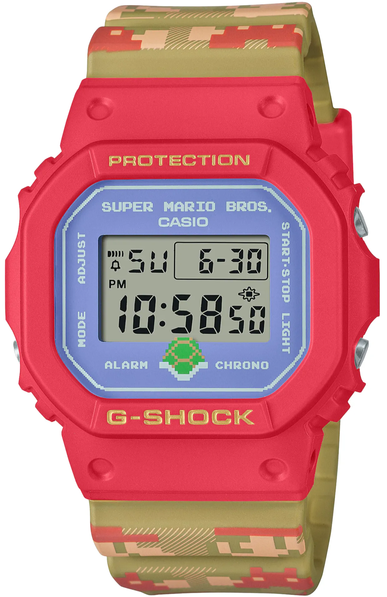 Casio G-Shock X Nintendo Super Mario Bros 5600 Series 40th Anniversary Model DW-5600SMB-4