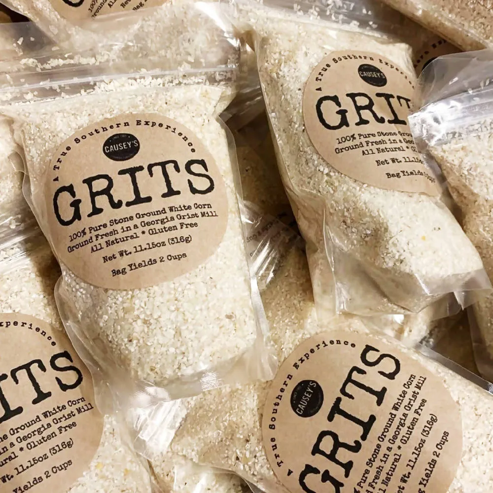 Causey's White Speckled Grits - 3 pack