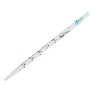 CELLTREAT 229206B 5mL Pipet, Short, Individually Wrapped Packed in Bags, Sterile (200/pk)