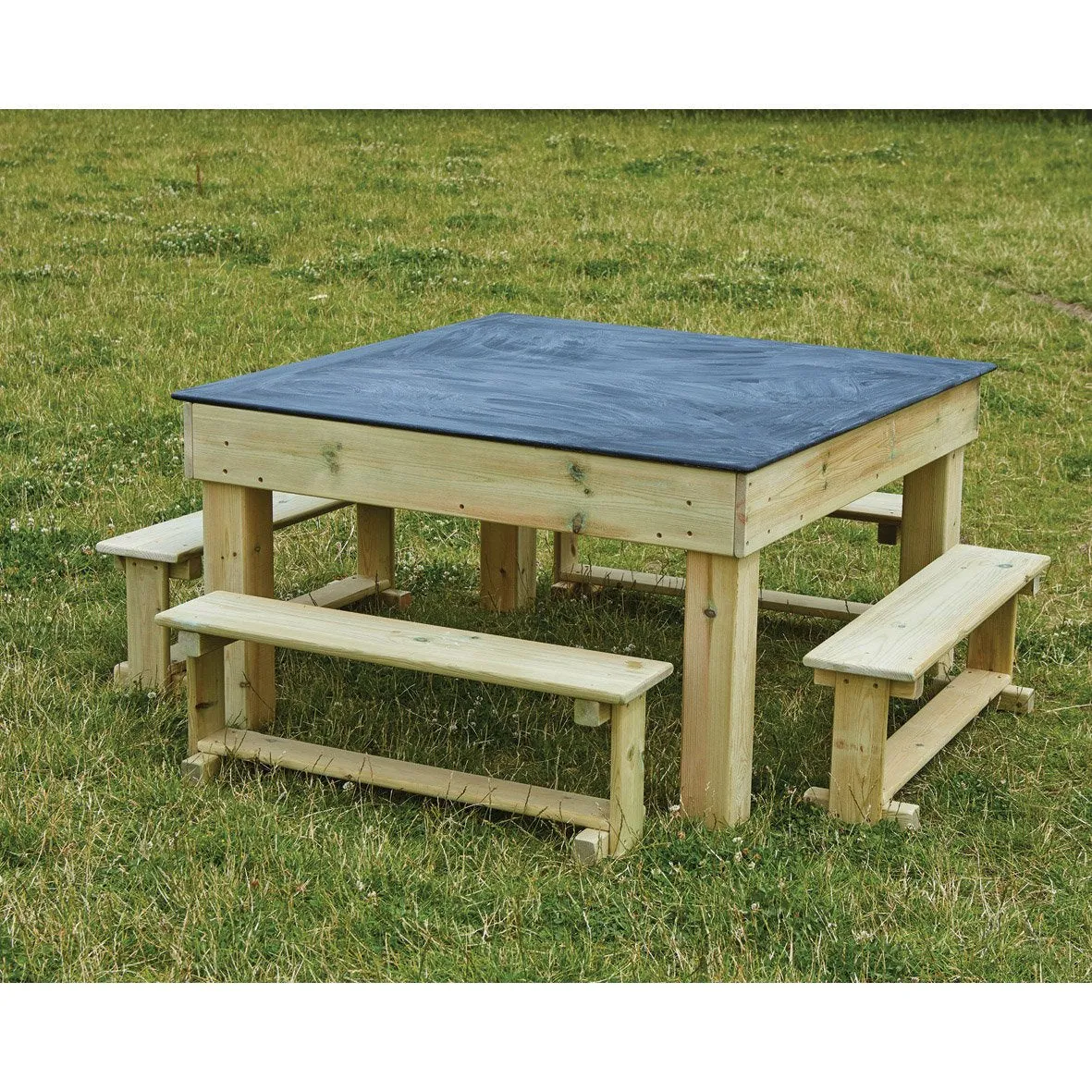 Chalkboard Table and Benches