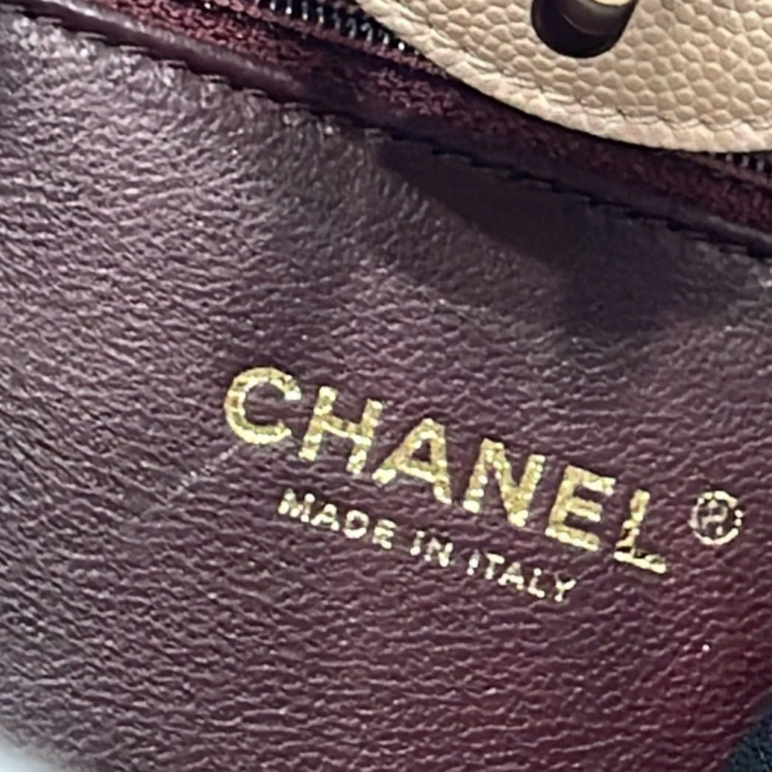CHANEL Business Affinity Large Leather Shopping Tote Beige  - Hot Deals
