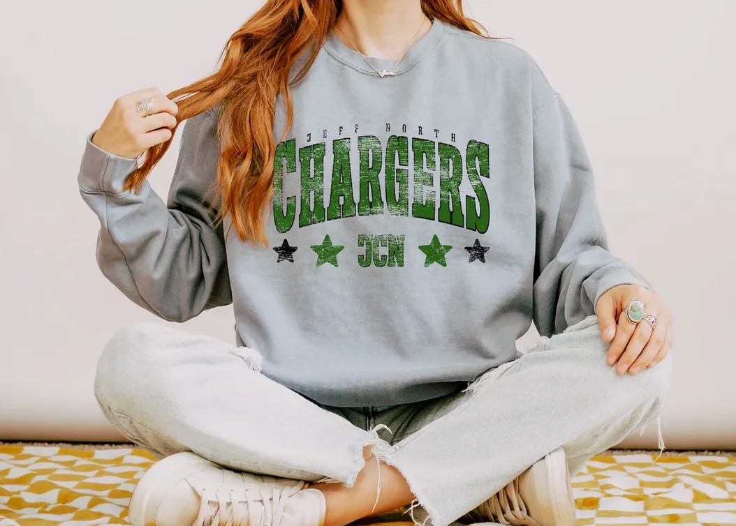 Chargers Distressed Stars (M151)