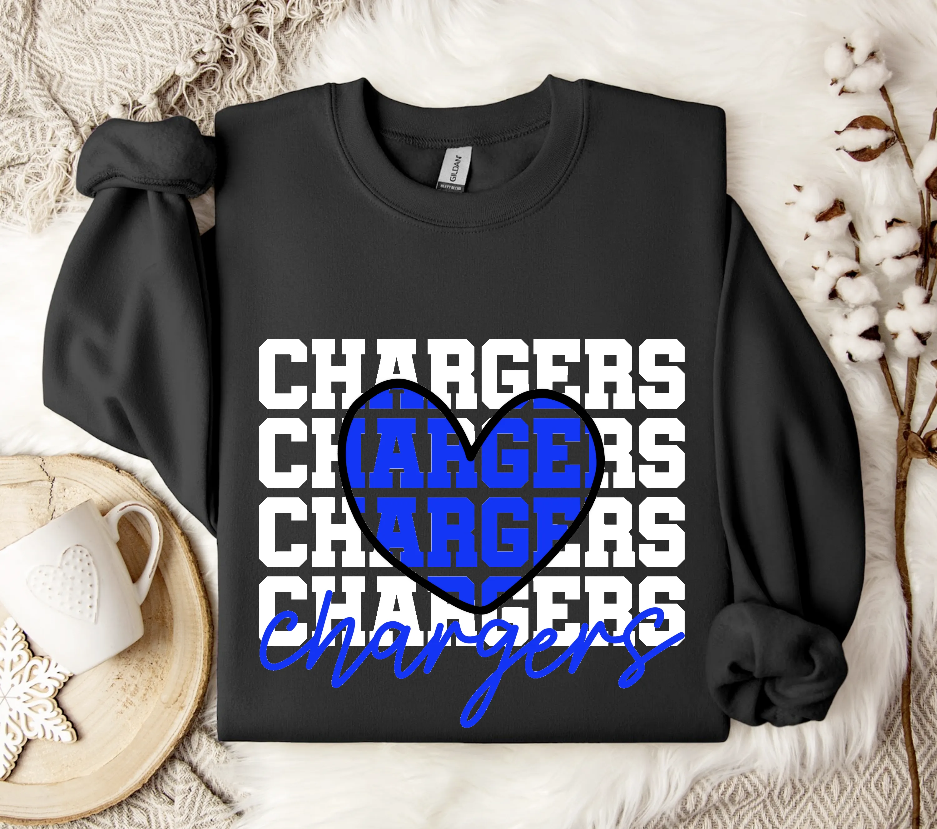 Chargers Heart Inside