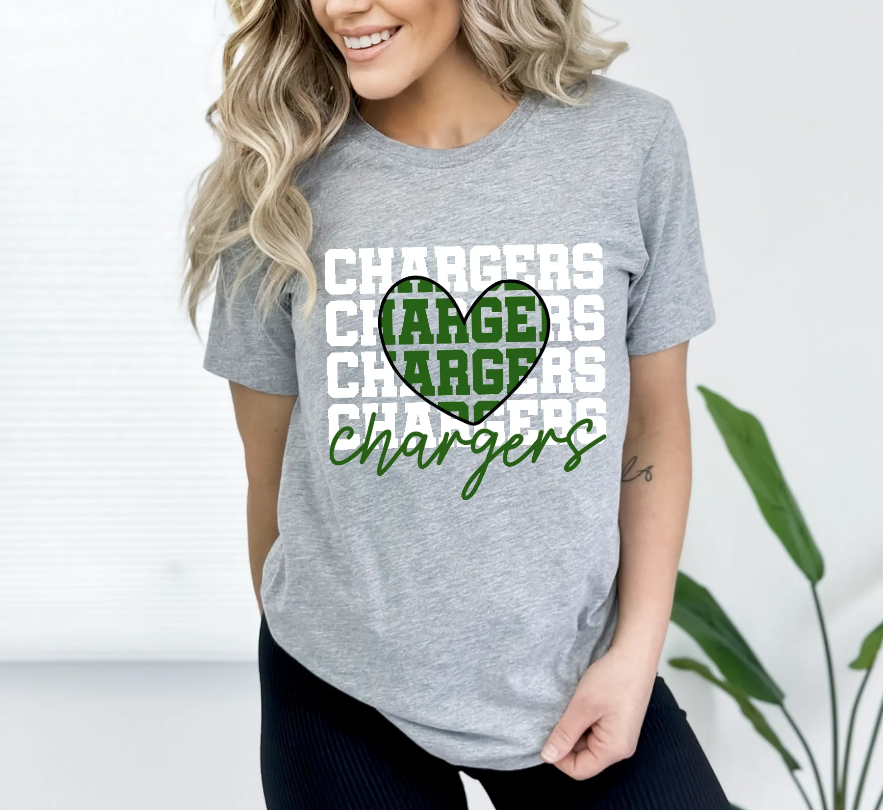 Chargers Repeat Heart Inside (M101)
