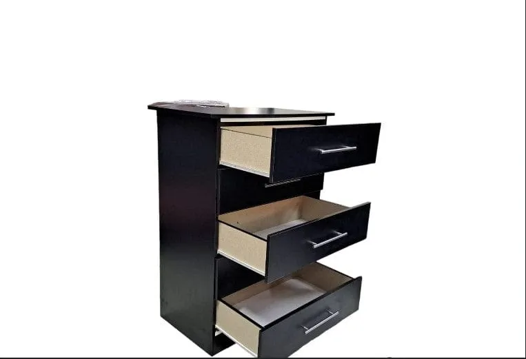 Chest  Of Drawer 5 Drawers Black