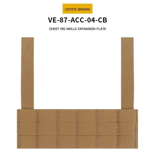 Chest Rig Molle Expansion panel - Coyote