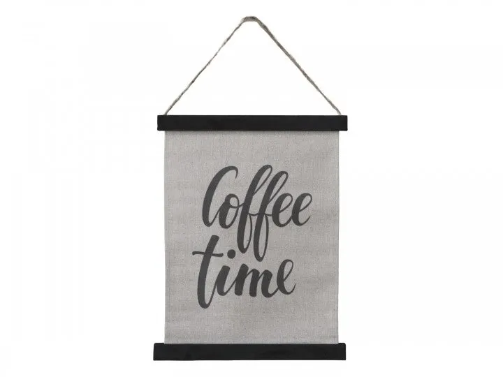 Chic Antique Lærred Coffee Time