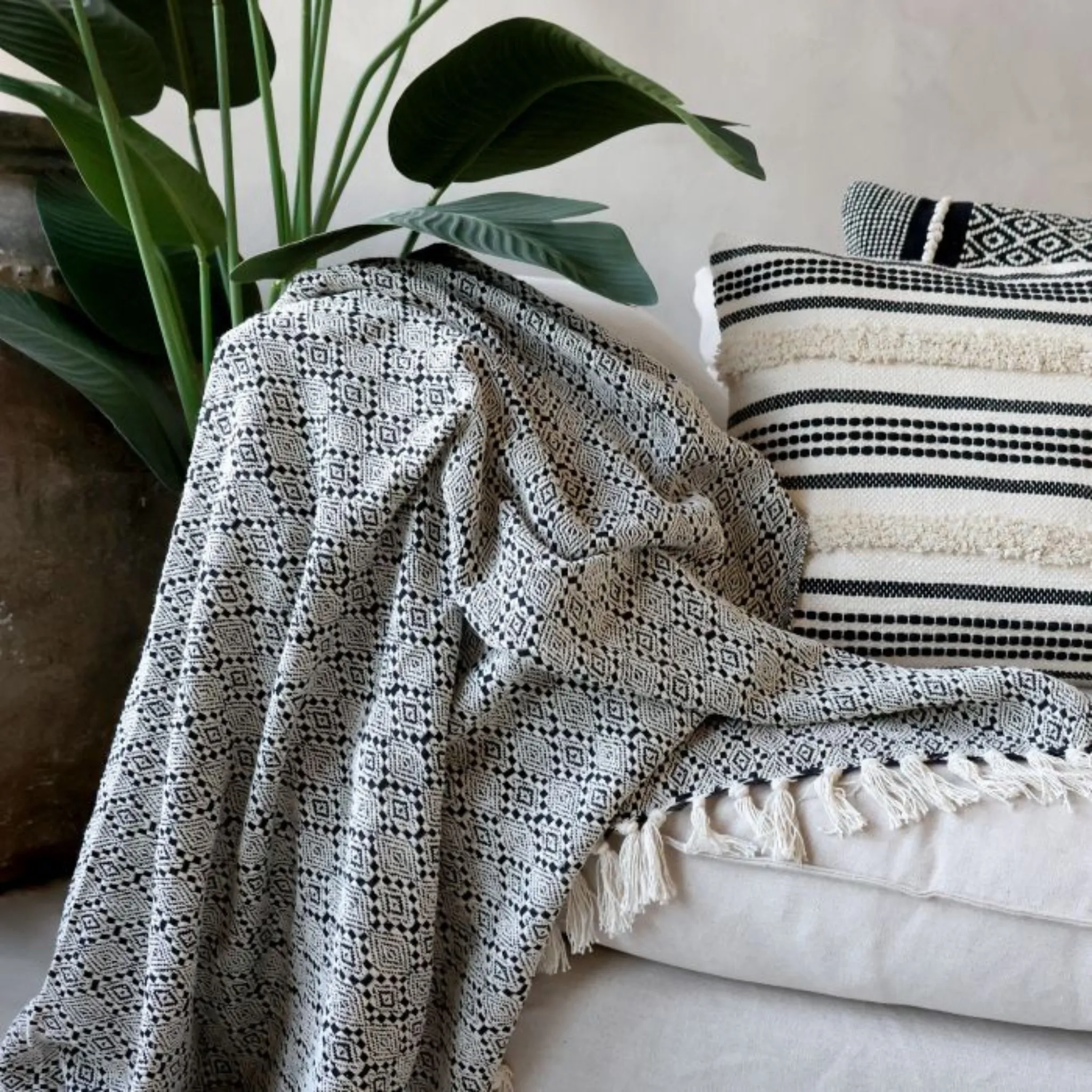 Chic Antique plaid af overskudsgarn