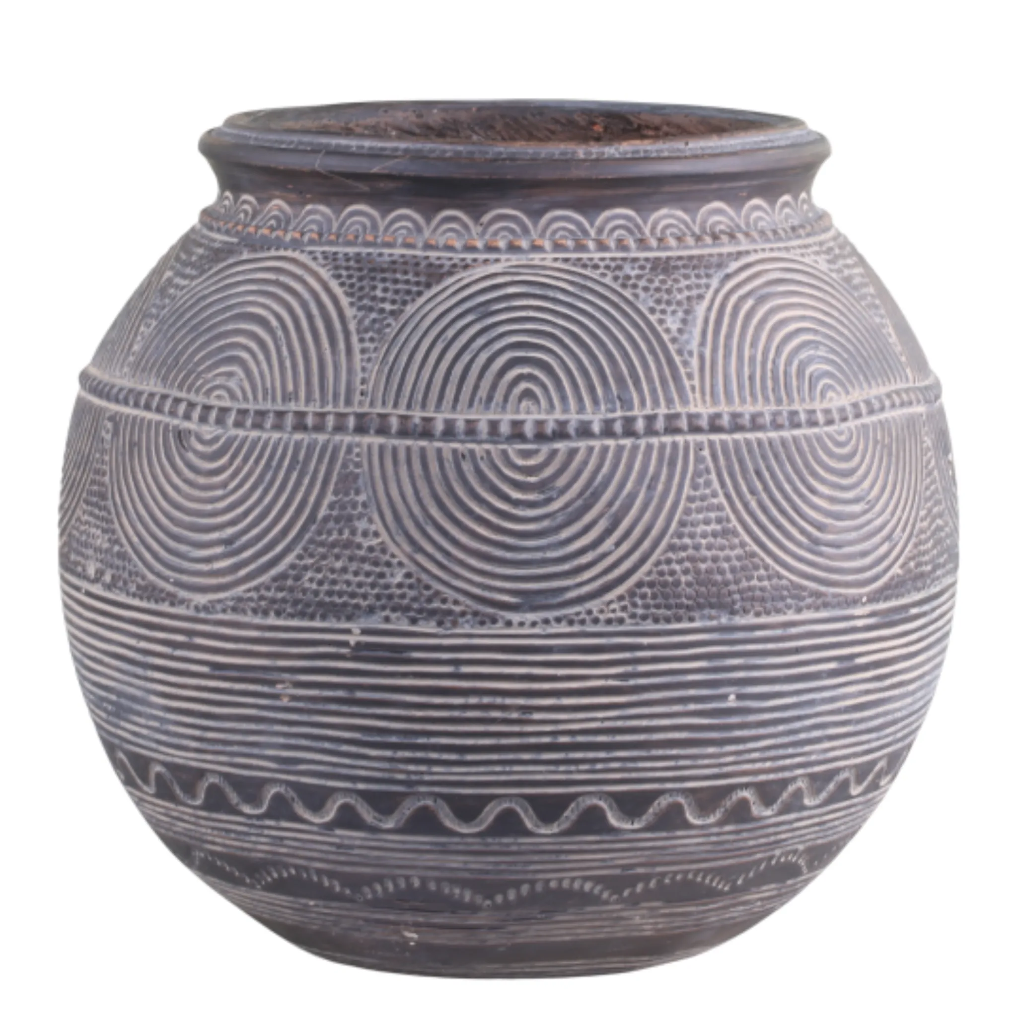Chic Antique vase med mønster - Flere størrelser