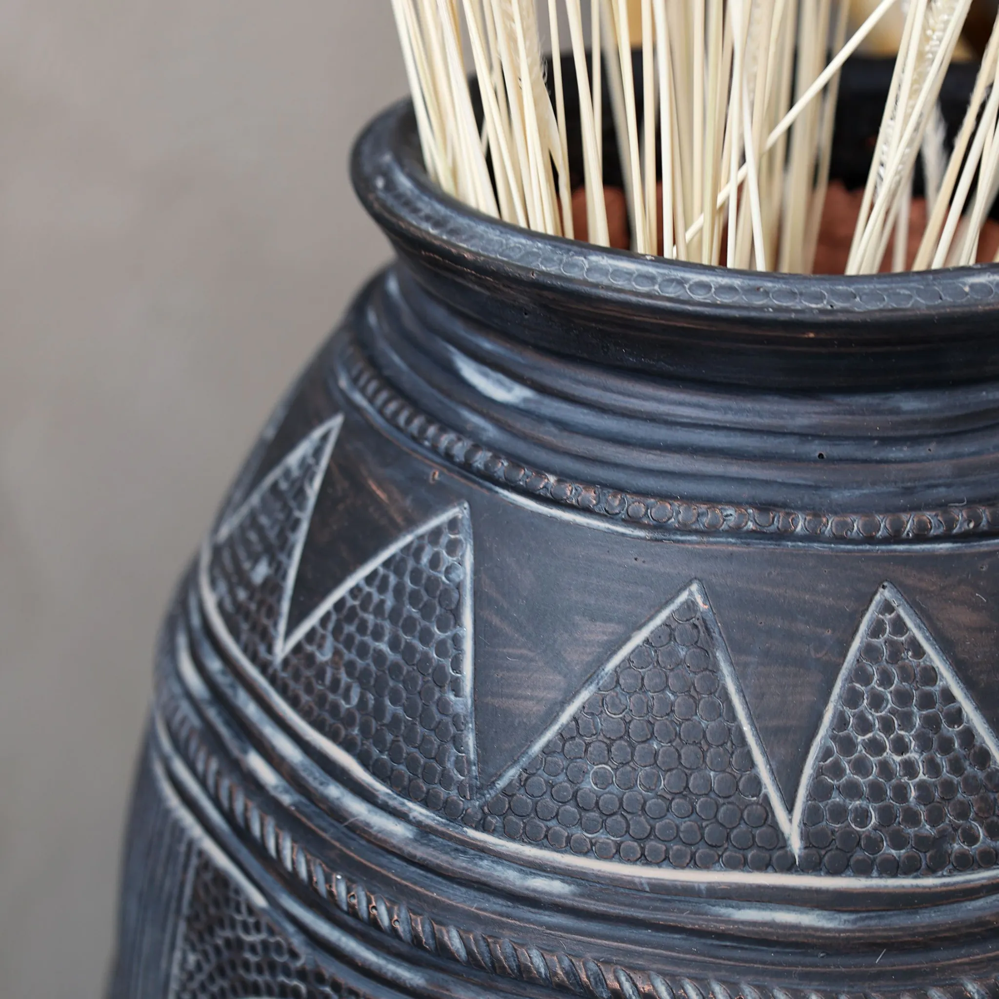 Chic Antique vase med mønster - Flere størrelser