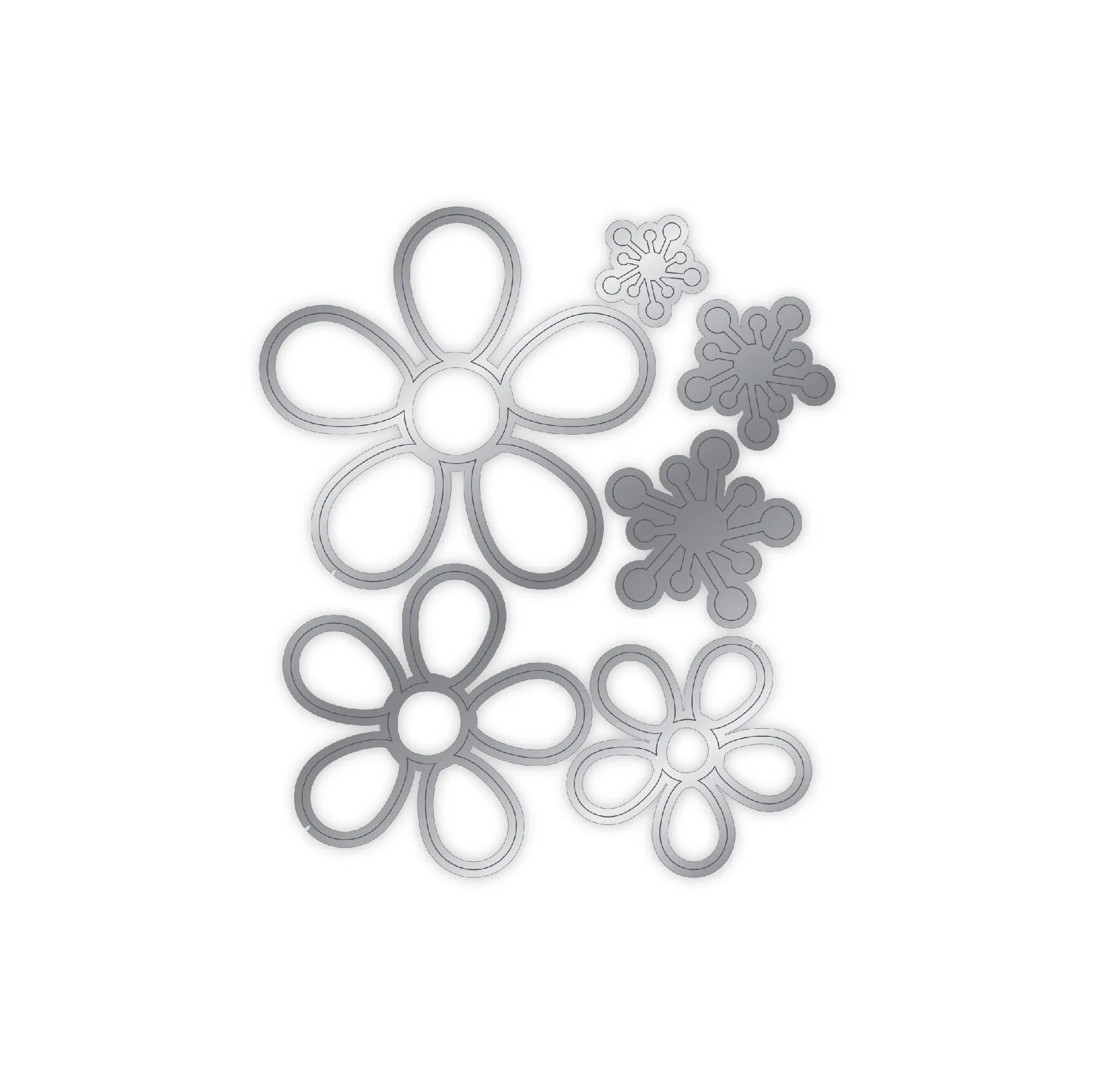 Chloes Creative Cards Die & Stamp Set - Beautiful Bouquet Bloom