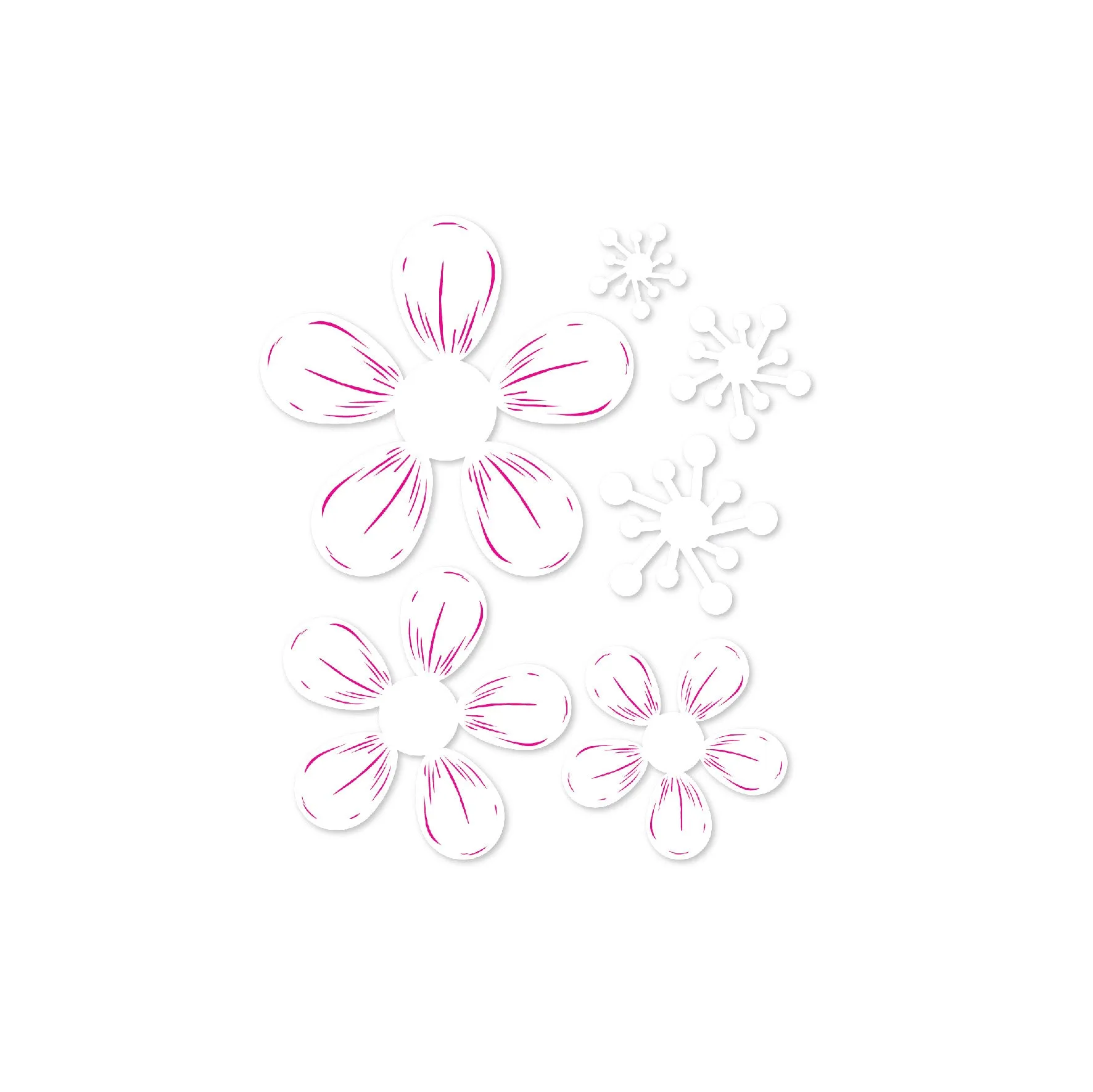 Chloes Creative Cards Die & Stamp Set - Beautiful Bouquet Bloom