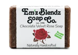 Chocolate Velvet Rose Soap Bar | Luxurious Skin Nourishment