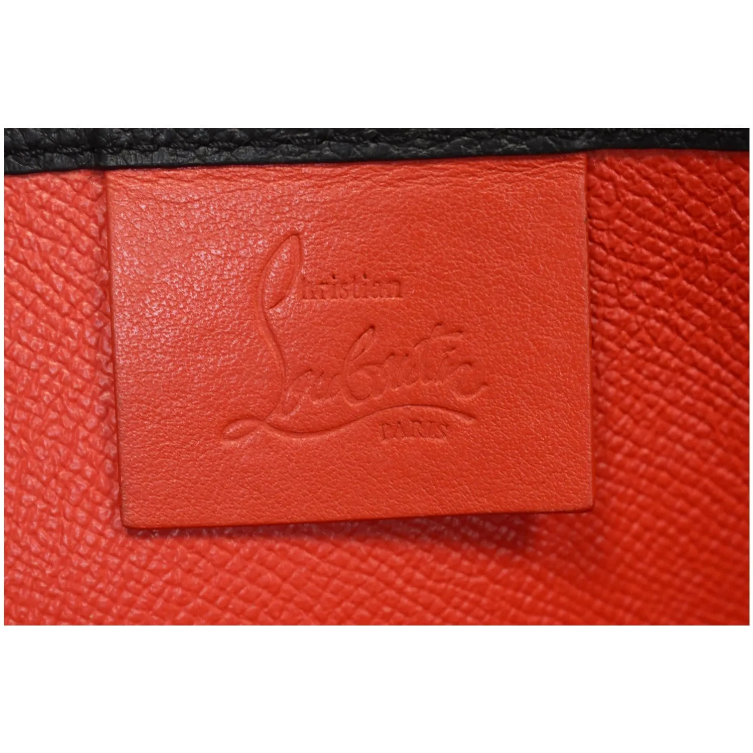 CHRISTIAN LOUBOUTIN Cabata Studded Leather Tote Bag Black