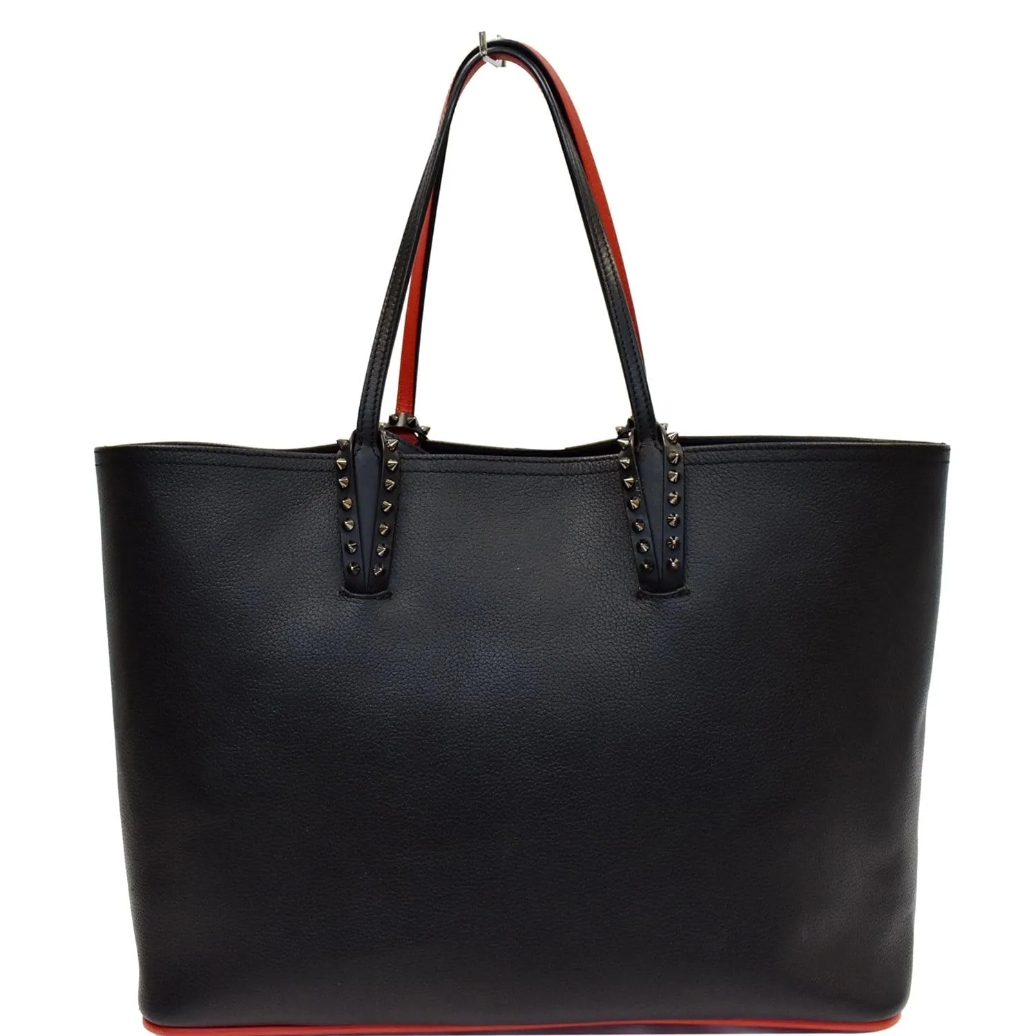 CHRISTIAN LOUBOUTIN Cabata Studded Leather Tote Bag Black