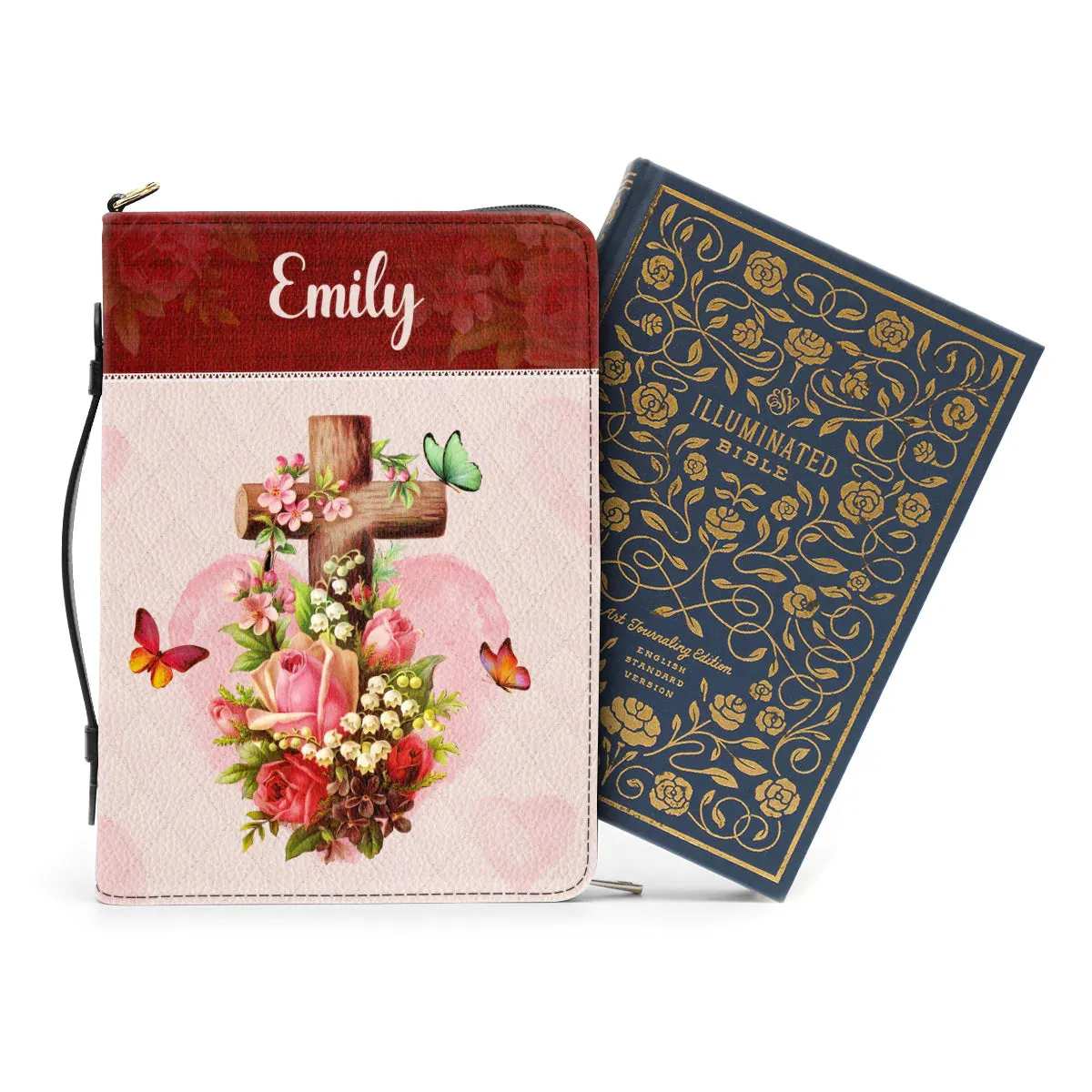 Christianartbag Bible Cover, For God So Loved The World, Personalized Bible Cover, Gifts For Women, Gifts For Men, Christmas Gift, CABBBCV03020823.
