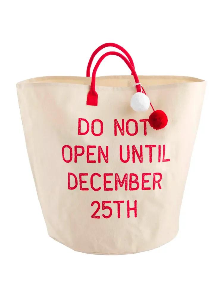 Christmas Tote Bag - Do Not Open