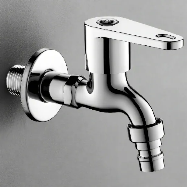Chrome Wall Bibcock Tap - Z-1002