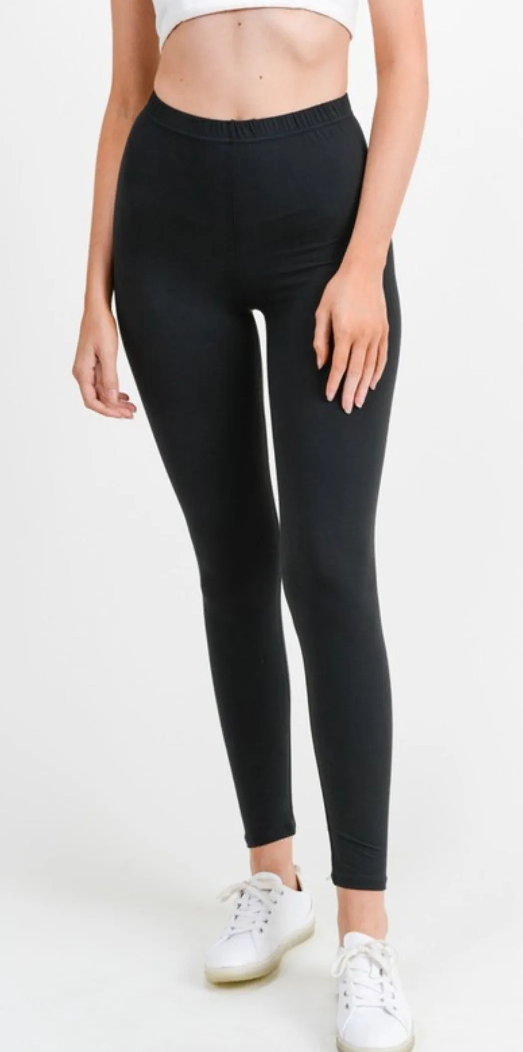 Classic Black Full Length Leggings