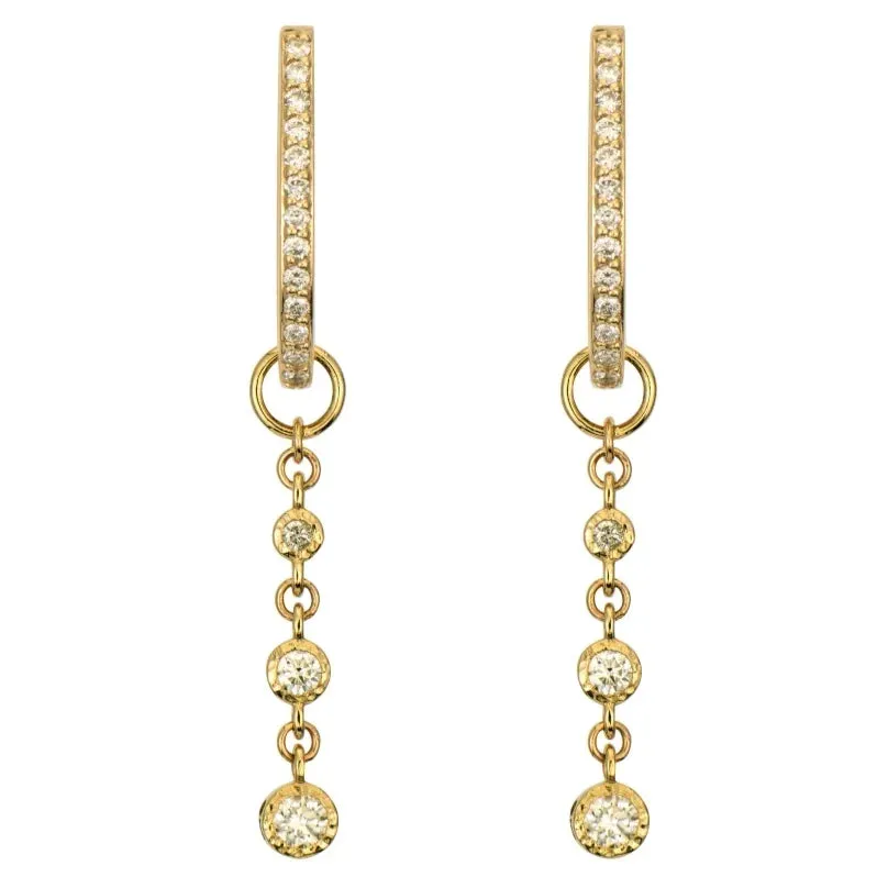 Classic Hammered Bezel Charms