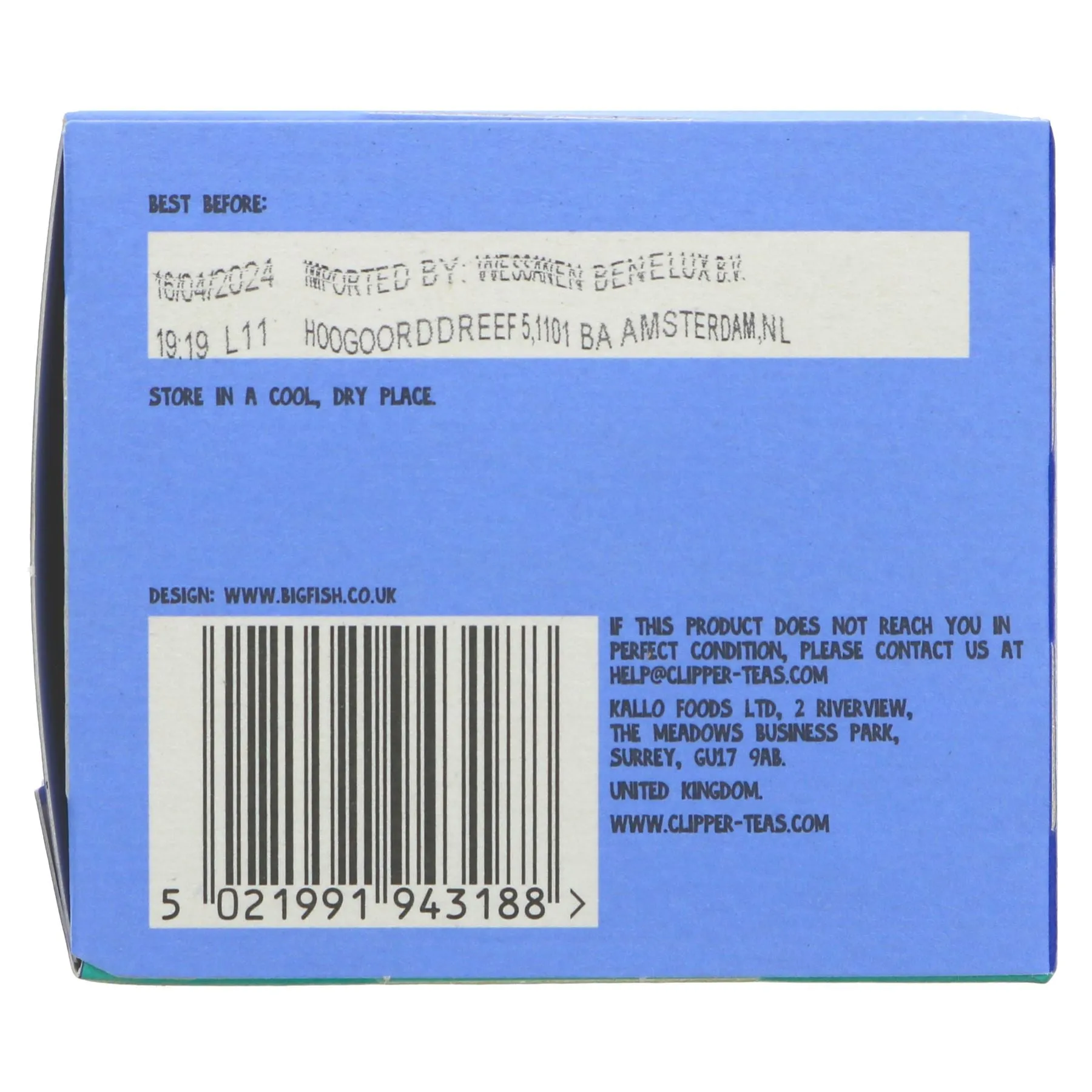 Clipper | Everyday Decaffeinated Tea - Envelope, String & Tagged | 25 bags