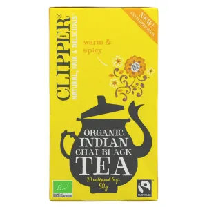 Clipper | Indian Chai - Plastic Free EST Tea Bags | 20 bags