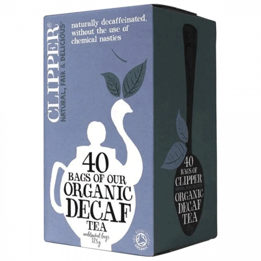 Clipper Organic Everyday Decaffeinated Tea Bags 125g, 40bgs