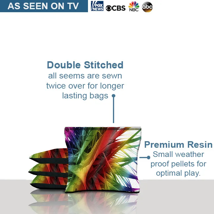 Color Web Cornhole Bags