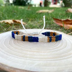 Colorful Unisex Braided Rope Wristband, Adjustable Rope Bracelet, Autumn Colors Wristband