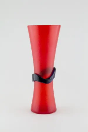 Corosso Red Hourglass Vase
