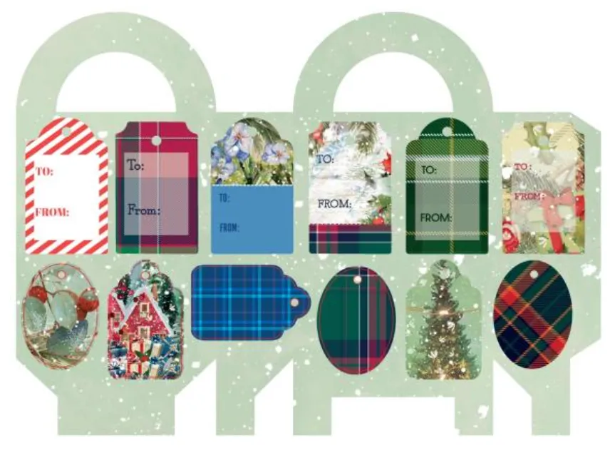 Crafter's Companion Good Tidings Gift Bag Pad