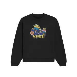 CREWNECK BLACK - NIGHT SKATER