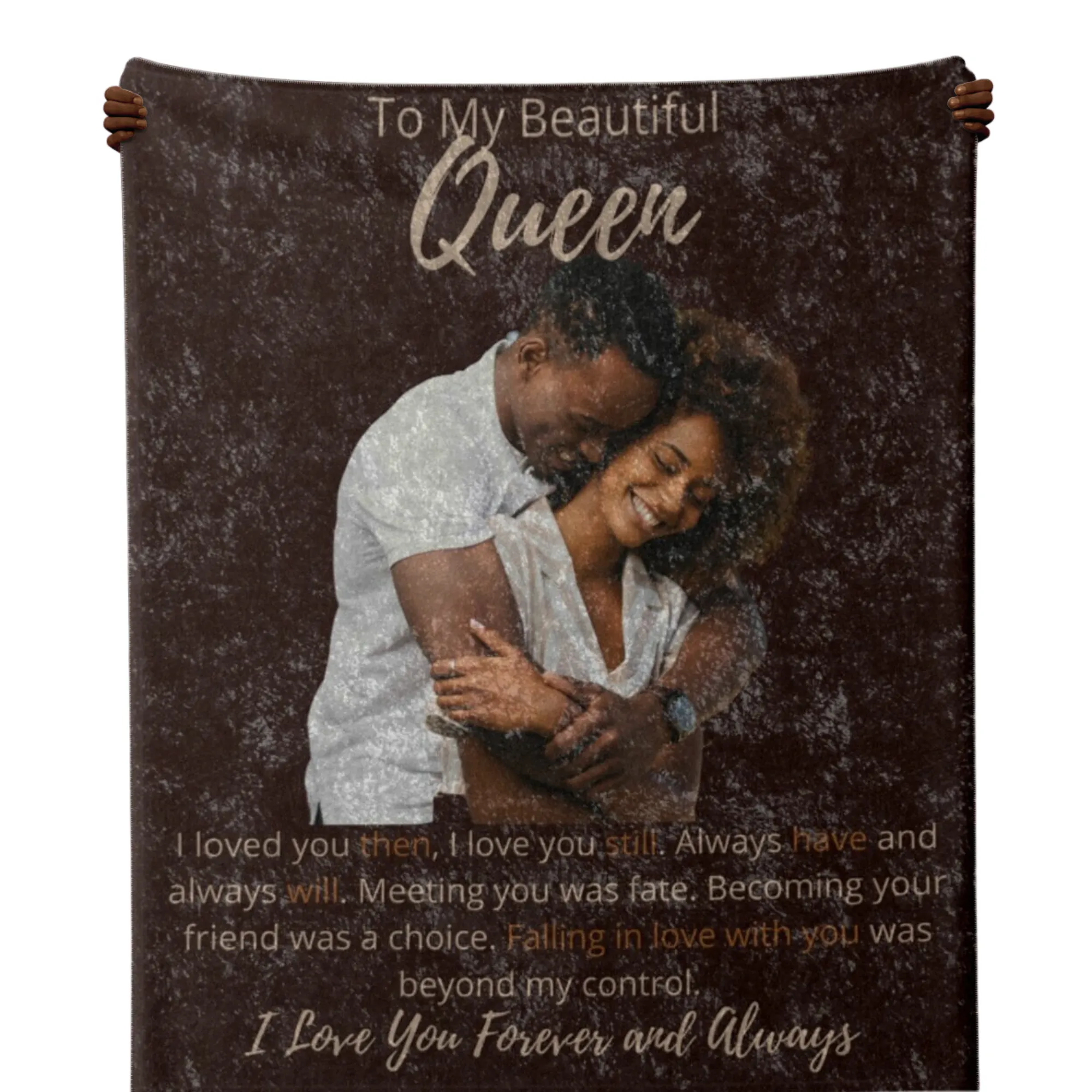 Custom Luxurious Crushed Velvet Blanket