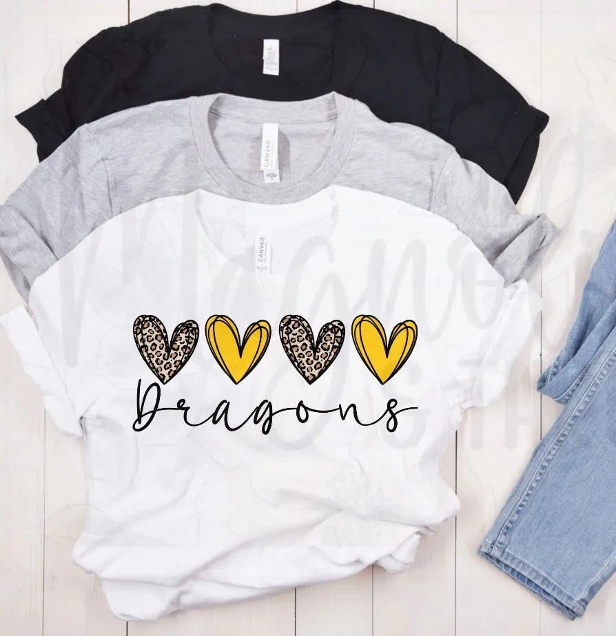 CUSTOM - Mascot Hearts Above (M129)
