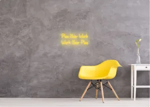 Custom order: Plan Your Work
 Work Your Plan