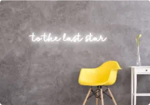 Custom text: to the last star