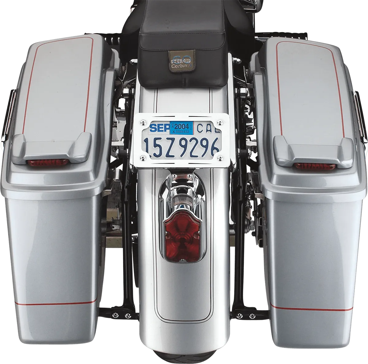 Cycle Visions CV-7200A Bagger-Tail for Softail - Black Bag Mounts