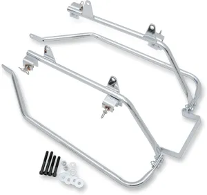 Cycle Visions CV-7205 Bagger-Tail for Softail - Chrome Bag Mounts