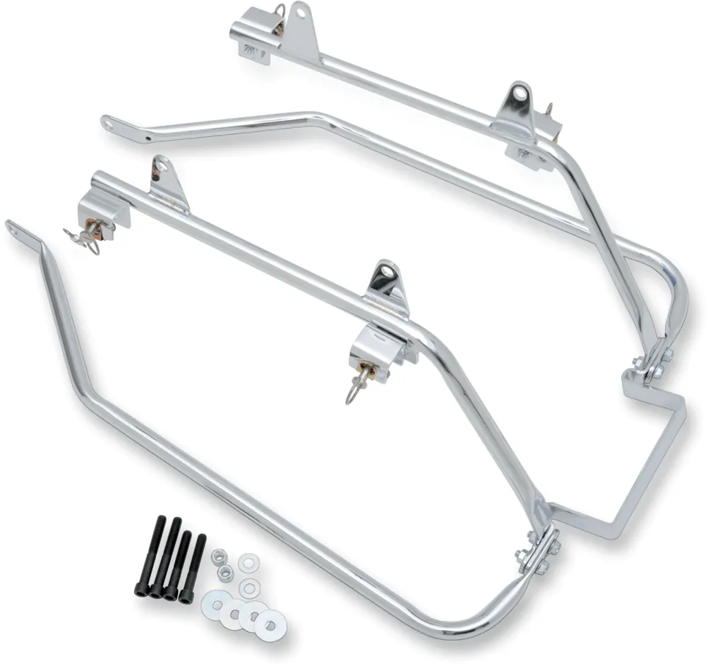 Cycle Visions CV-7205 Bagger-Tail for Softail - Chrome Bag Mounts