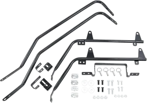 Cycle Visions CV-7218 Bagger-Tail for Softail - Black Bag Mounts