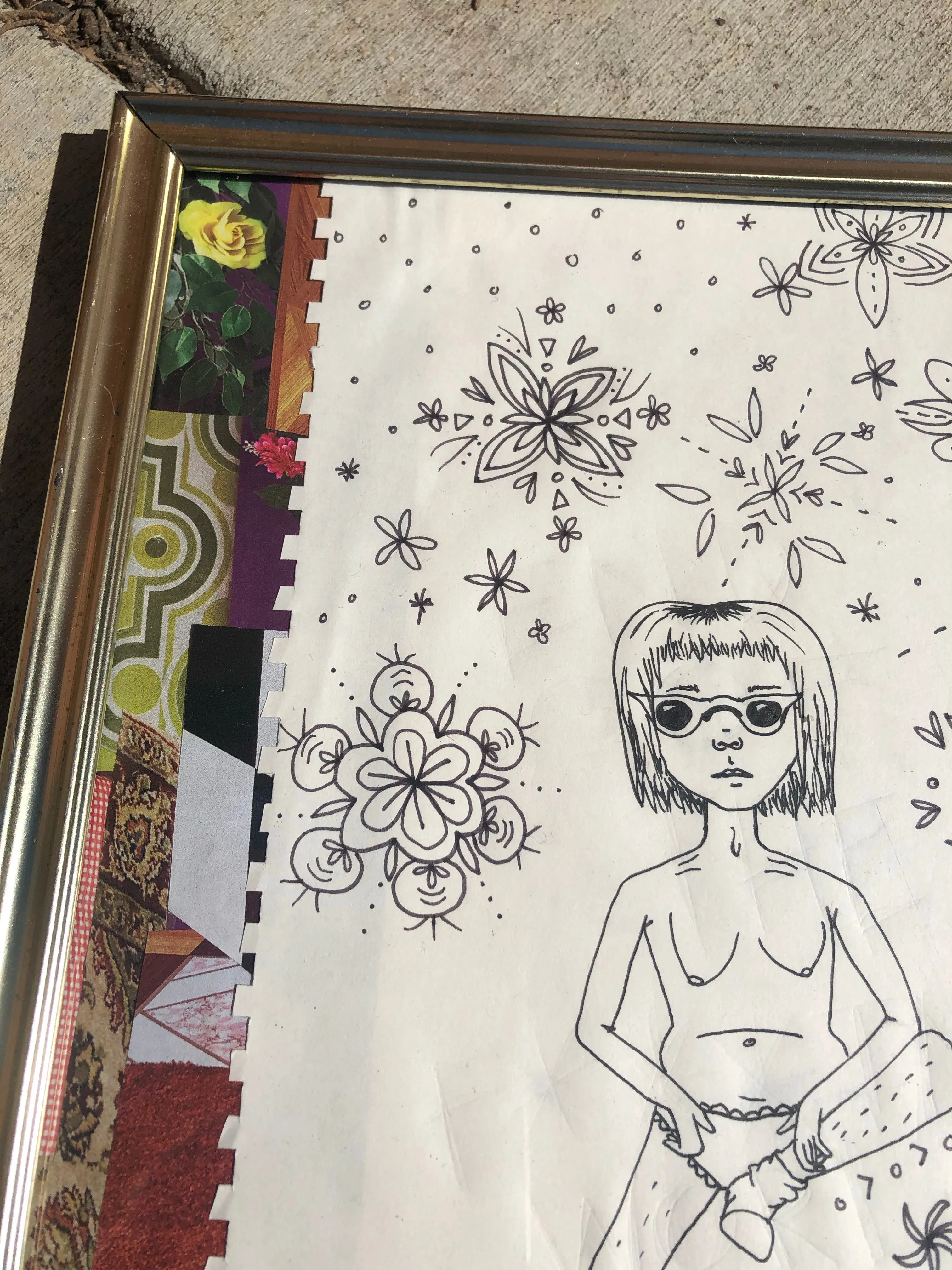 Day Off - Framed Sketch