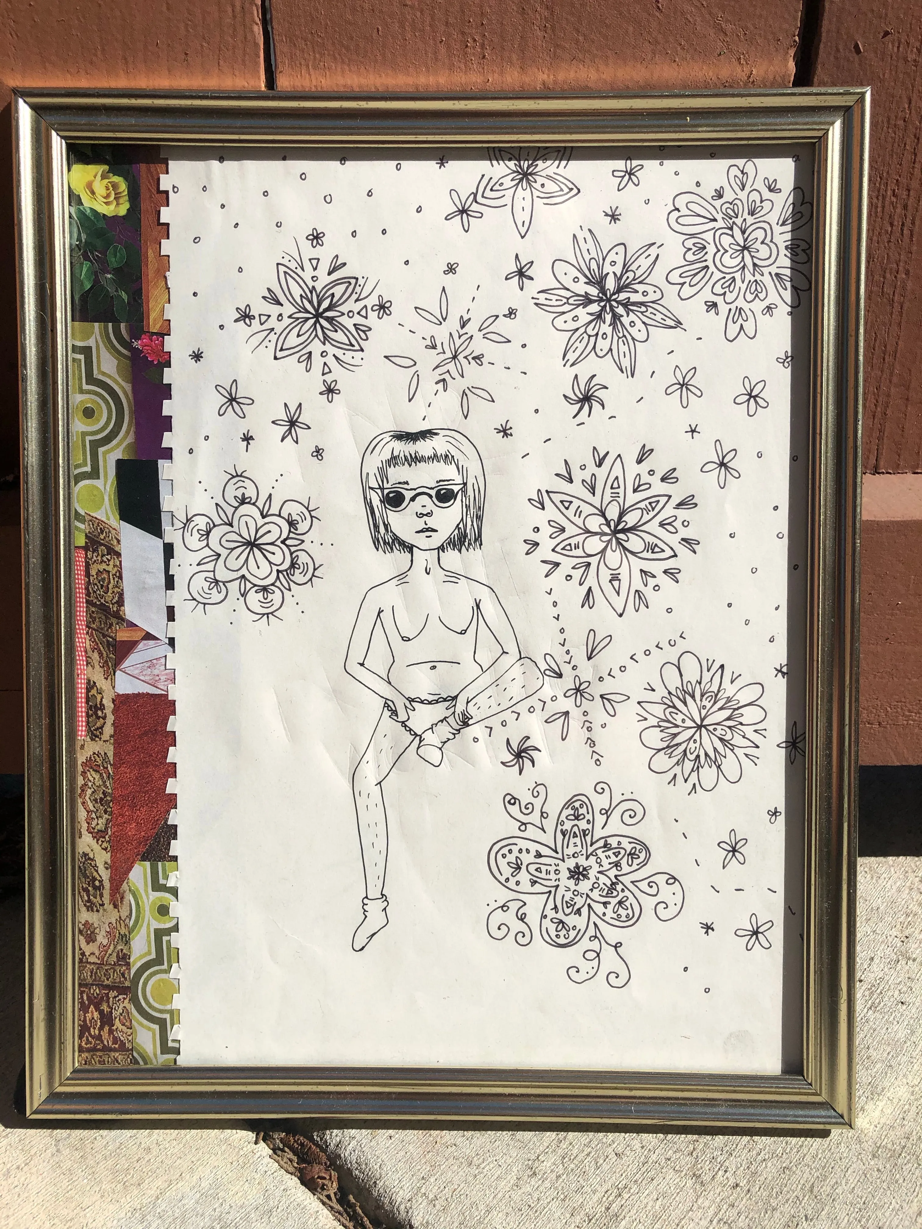 Day Off - Framed Sketch