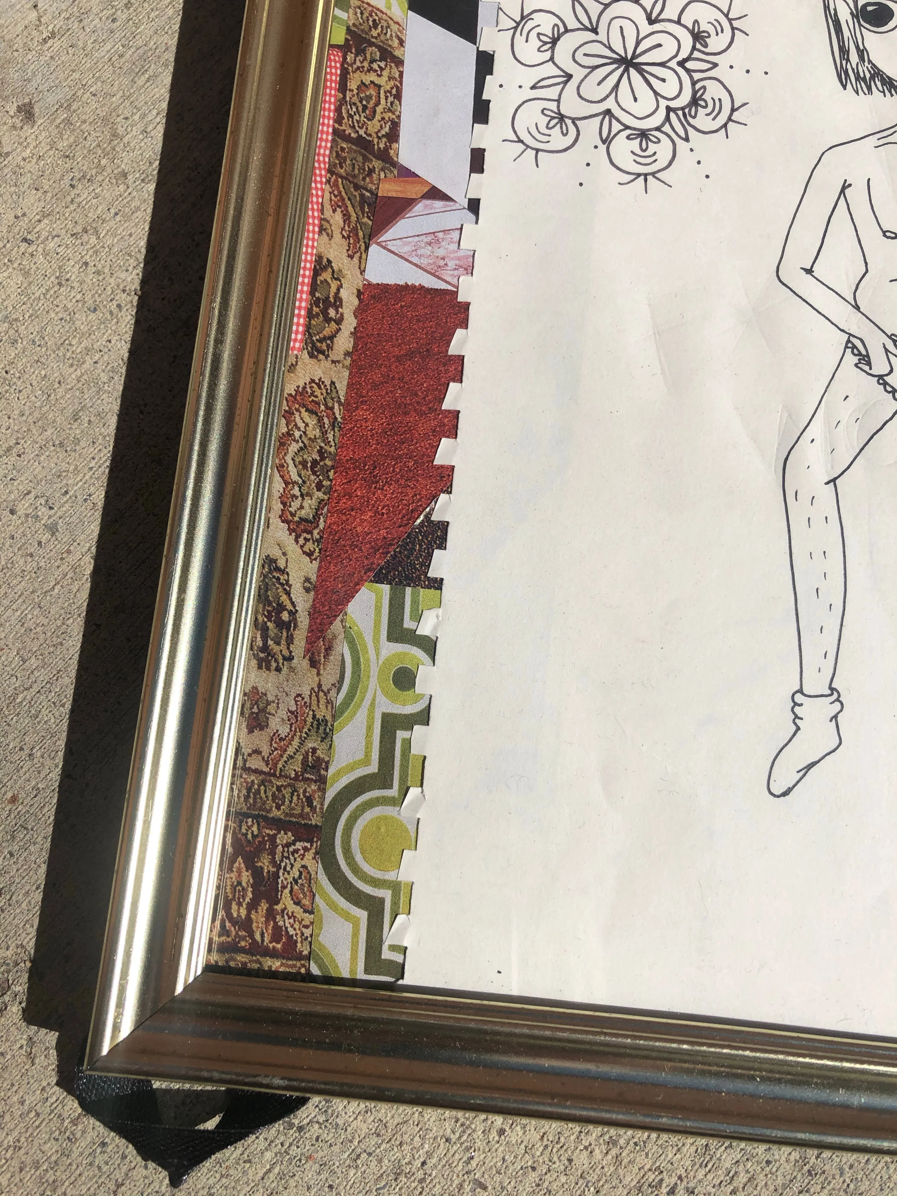 Day Off - Framed Sketch